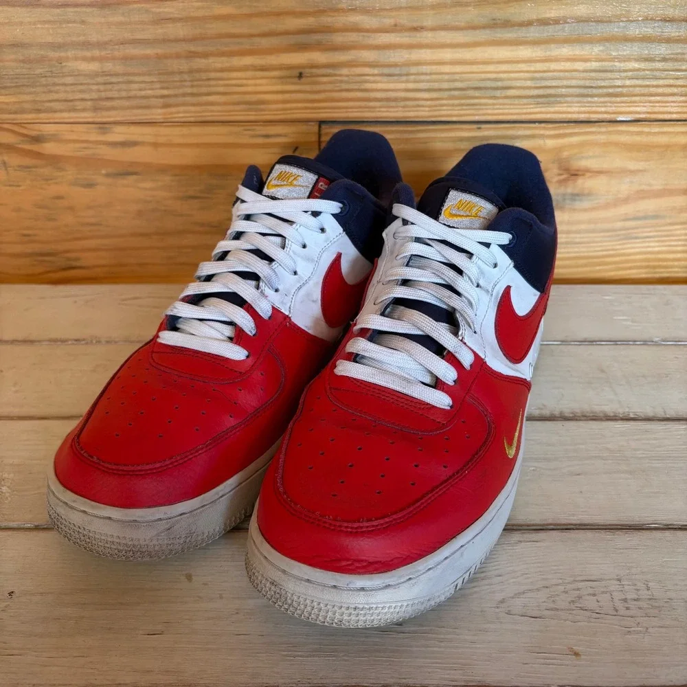 Nike Air Force 1 AF1 4th of July Red White & Blue Men's Sz 13 RARE‎ HTF Colorway